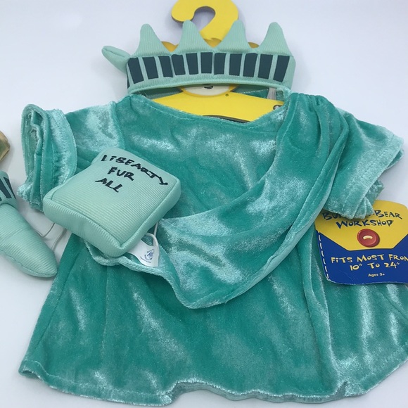 Build A Bear Statue of Liberty Outfit New Still With Original Tag - Picture 5 of 5